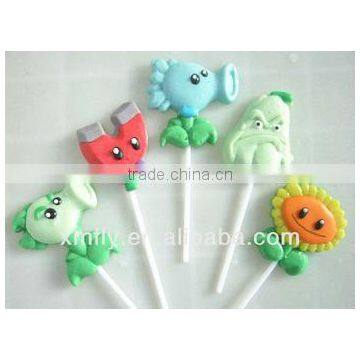 Plants Vs Zombies Shape animal shape gummy lollipop candy