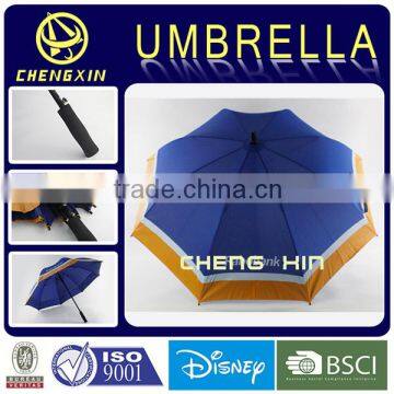 Wholesale high quality custom promotion multi color golf umbrella