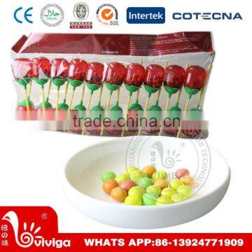 Press Candy in Rose Shape Jar