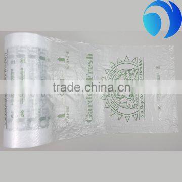 HDPE printing reusable produce plastic roll bag