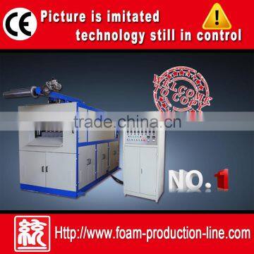 High capacity cap thermoforming machine