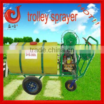 350L triplex plunger pump trolley garden sprayer