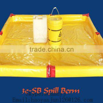 Environmental protection oil spill containment berm