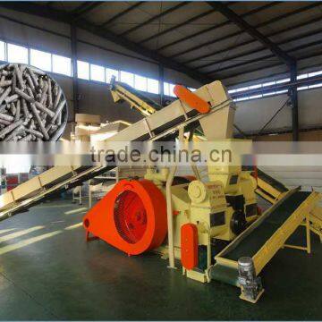 All-in-one briquette and pellet making machine