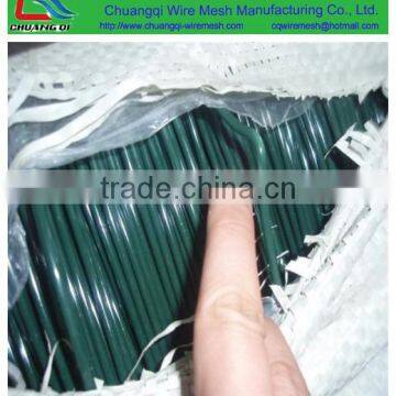 hessian cloth packing low carbon pvc coated iron wire