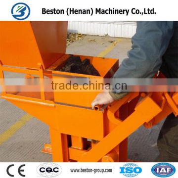 Earth soil fly ash clay concrete manual brick making machine with lowest price