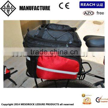 Extensible Bike Cycling Rear Seat Carrier Bag Pannier Quick Release photo-4