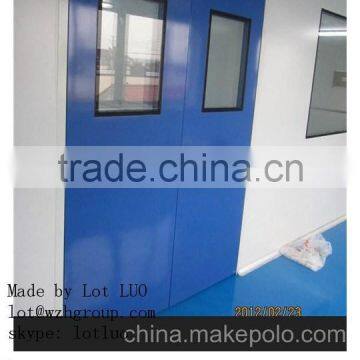 hot sale pu sandwich panel door / cheap and beautiful aluminum sandwich panel door for Mali Burkina Faso Cape Verde Guinea