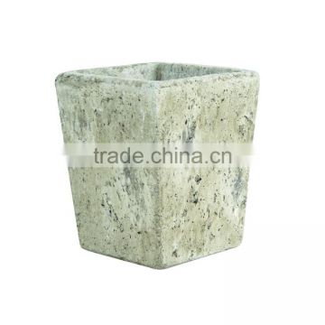 hot sale customzied color glazed ceramic cement flower pot