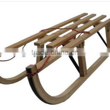 WOODEN SNOW SLEDGE