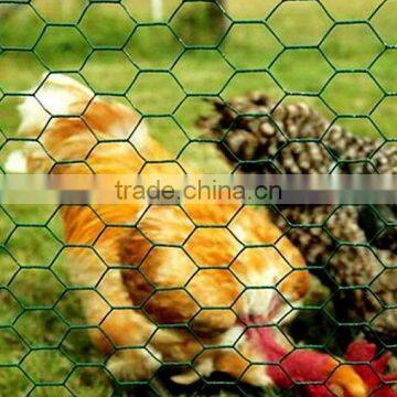 PVC coated plastic coop wire mesh netting chicken wire