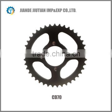 CD70 41T Pakistan market motorcycle sprocket colorful design