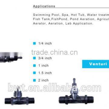 PVDF Ozone Venturi Tube Ozone Water Mixer for Water Treatment photo-2