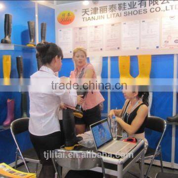 Warm Winter PVC Boots With Fur,customized Working Boots Women,durable Outdoor Plastic Boots photo-6