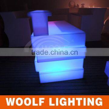 Unique Design LED Light Luminous Color Changing Bar Counter photo-3