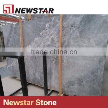 Newstar Chinese Good Price Silver Milk Grey Ermine Marble Slab