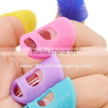 4 Pc Guitar Fingertip Protector Silicone Finger Guards For Ukulele Guitar photo-4