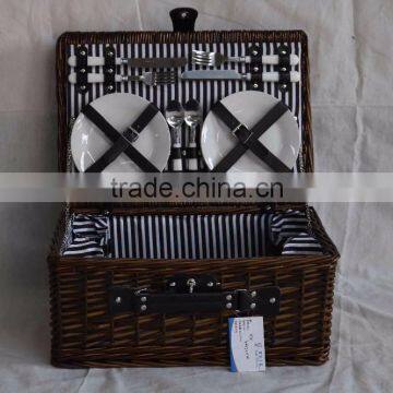 Hot sale cheap wicker picnic basket