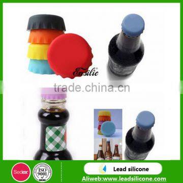 Customized Printed Logo Silicone Beer Bottle Cap,Silicone Crown Cap photo-2
