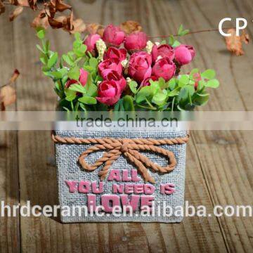 Popular Envoirmental Cement Decorative Plant Pots Indoor photo-5