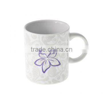 Porcelain Flower Mug With Crystals From SWAROVSKI photo-2