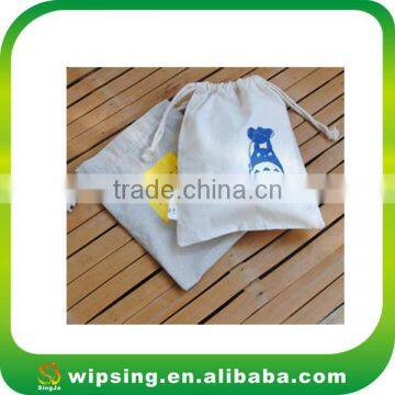 China Wholesale Cotton Drawstring Packing Bags, Cotton Souvenir Drawstring Bags photo-3