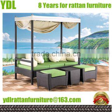 Youdeli Outdoor garden patio chaise lounge conversation sets