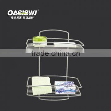 2016 New Fashion 2-tier Bathroom Mental Shower Caddy photo-2