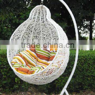 Fashionable Round Indoor Rattan Wicker Swing Chair