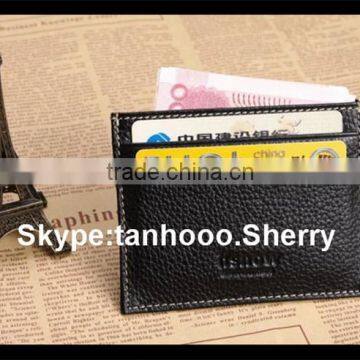 PU imitation leather Fashionable leather PU credit card pocket