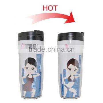 2017 HOT SELLING Travelling Plastic Mug With Lid And Straw photo-4