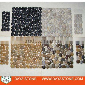 Natural pebble stone stepping stone