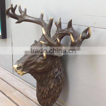 2016 Christmas Decoration Metal Deer Wall Sculpture With Great Price photo-2