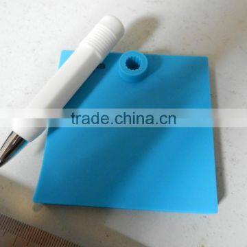 2015 Hot Sale Square Shape Silicone Rewritable Memo Pad photo-6