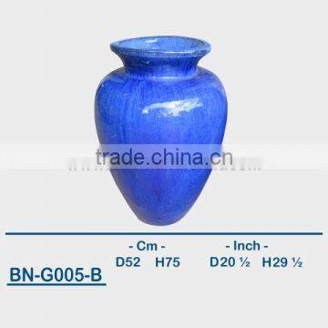 GLAZED CERAMIC OUTDOOR POT BN-G005 photo-2