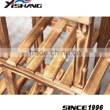 Custom 6 Tiers Antique Wood Plant Stand photo-5