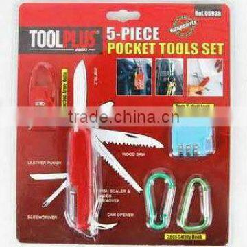 CY57002 5PC POCKET TOOLS SET