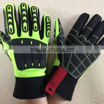 NMSAFETY Synthetic leather anti-impact sport hand protection gloves