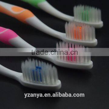 Wholesale Nylon Bristle YangZhou Manufacturer Hoome Use Long Handle Adult Toothbrush photo-3