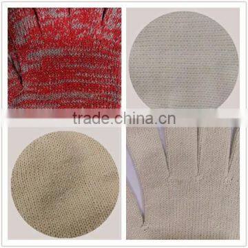 High Quality Bleach Cotton Polyester Gloves String Cotton Knitted Gloves photo-2