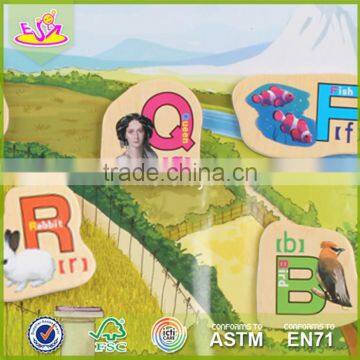 Wholesale Preschool Wooden Magnetic Puzzles for Toddlers Funny 28 Pieces Wood Magnetic Puzzles for Toddlers W14J001 photo-4