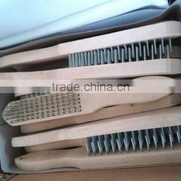 Polishing Steel Wire Brush With Wooden Handle photo-6