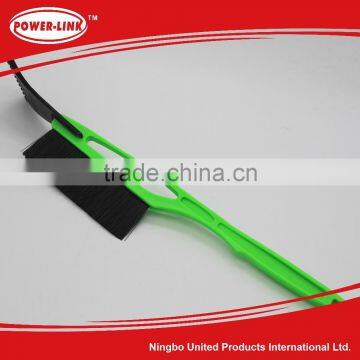 plastic car window ice scraper snow brush with plastic handle