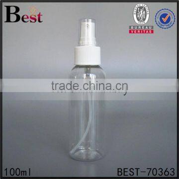 130ml Best Sellers Cosmetic Water Toner Clear Spray Bottle High Quality Round Shoulder Pet Plastic Bottle Spray Cheapest photo-6