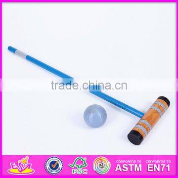 2016 Outdoor Garden 6 Player Funny Children Wooden Croquet Mallet W01A171 photo-4