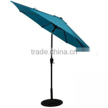 Classic Blue Fabric Outdoor Patio Market Umbrella