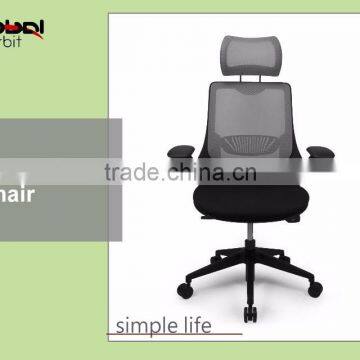Unique Office Vistior Chair Without Wheels, Back Tilt Adjustable Leather Armchair photo-4