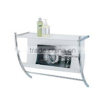 Stainless Steel Simple Style Towel Rack, Bathroom Rotate Towel Hanger photo-6
