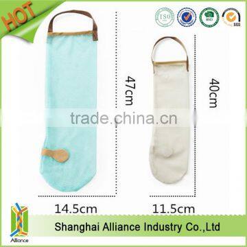 Hanging Storage Bag for Potato Onions Green Pepper Fruits Garlic (Beige) (Z-SO-043)