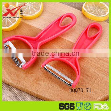 Plastic handle good quality stainless steel vegetable and fruit peeler